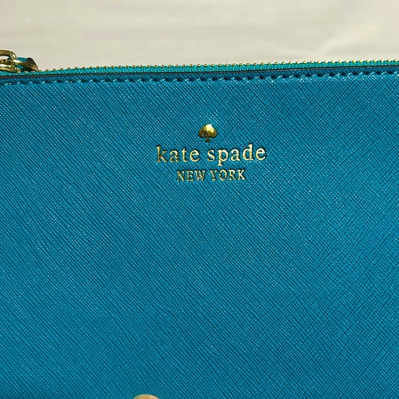 Kate Spade Teal Wristlet NWOT - Picture 3 of 7